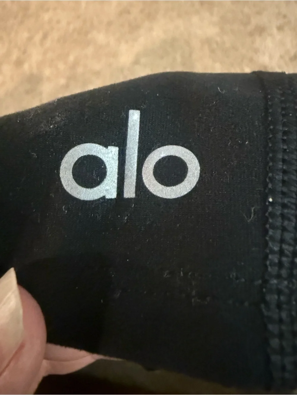 ALO Yoga Black One-Piece Active Romper